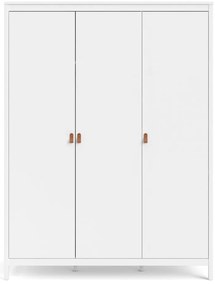 Fehér ruhásszekrény 150x199 cm Madrid – Tvilum