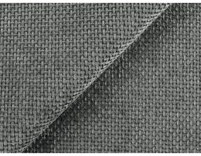 Szürke zsenília kinyitható-tárolóhelyes sarokkanapé (bal oldali-heverő résszel) Mele – Makamii