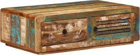 vidaXL tömör újrahasznosított fa dohányzóasztal 89 x 55 x 29 cm
