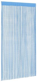 2 db világoskék zsinórfüggöny 140 x 250 cm
