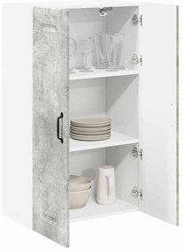 Fali konyhaszekrény Beton Szürke 60 x 31 x 100 cm Faanyag