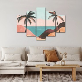 Kép - Pálmafák a tengernél (150x105 cm)