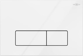 Mexen, Mexen Fenix ​​​​13 puszyk spłukujący Slim, biały błyszczący - 601300