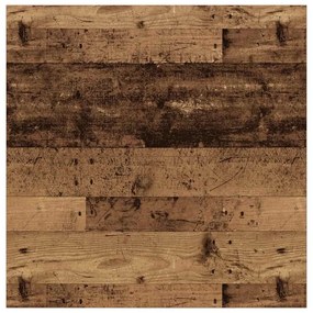 antik fa dohányzóasztal fiókokkal 100x100x40 cm