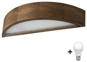 Brilagi - LED fali lámpa CARVALHO 1xE27/60W/230V tölgy-dió