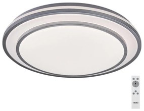 Rabalux 2131 - LED fényerőszabályozható mennyezeti lámpa LUPITA LED/40W/230V ezüstszínű +távirányító