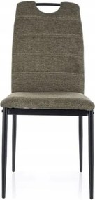 Rip Brego fém szék fém váz fekete oliva szövet 77