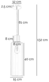 ONLI - Csillár zsinóron DODO 1xE27/22W/230V fényezett króm