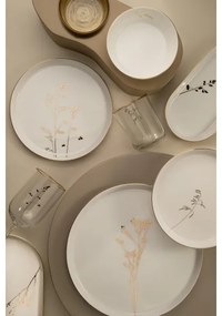 Étkészlet 27 db fehér/arany/porcelán