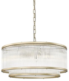 Zuma Line P0528-06H-V6AC - Csillár láncon SERGIO 6xE14/60W/230V arany