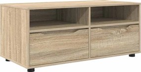 vidaXL TV szekrény fiókkal Sonoma tölgy 100 x 48 x 43 cm Faanyag