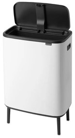 Fehér acél érintésre nyíló szemetes 60 l Bo Touch Bin Hi – Brabantia