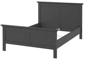 Szürke franciaágy 140x200 cm Paris – Tvilum