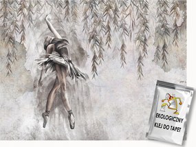 Fotótapéta Flizelina Levelek Fűzfa Táncos Balerina 250x175 ragasztó