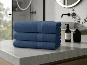 CLARYSSE ELEGANCE törölköző 60x110 cm sötétkék, 100% pamut