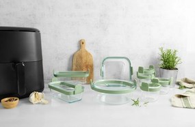 Üveg sütőforma szett forrólevegős fritőzhöz 2 db-os 20x9,5 cm – Lékué