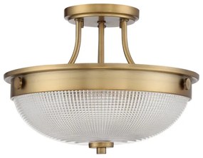 Quoizel - Felületre szerelhető csillár MANTLE 2xE27/60W/230V sárgaréz