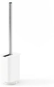 Fehér öntapadós újrahasznosított műanyag WC-kefe Flex Adhesive – Umbra