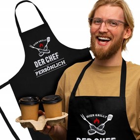 Grill Védőköpeny 220g Nyomtatott Konyhai Kötény