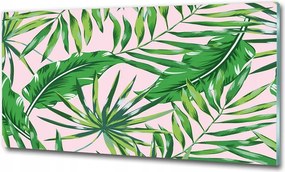 Fotó kép edzett üveg Virágos minta 125x50