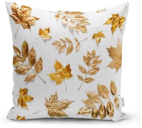 Golden Leaf párnahuzat, 42 x 42 cm - Minimalist Cushion Covers