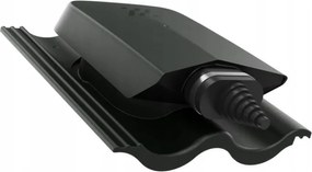 Napelemes Átjáró Tetőcserép Braas Kelta Grafit