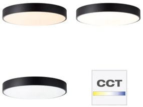 Brilliant - SLIMLINE dimmelhető LED mennyezeti lámpa LED/60W/230V Ø 49 cm, fekete + távirányító