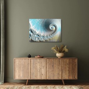 Egy texturált spirál képe (üvegen) (70x50 cm)