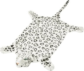 vidaXL fehér plüss leopárd szőnyeg 139 cm