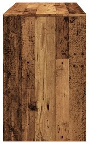 antik fa színű szerelt fa íróasztal 101 x 50 x 76,5 cm