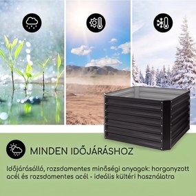 Blumfeldt Blum High Grow Straight, magaságyás, 100 x 60 x 100 cm, 600 l, acél