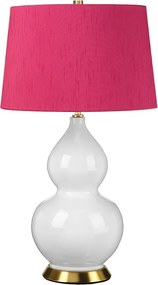 Elstead Lighting Isla ISLA-AB-TL-CRANBERRY Asztali lámpa 1x60 W/E27