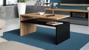 Mazzoni PRIMA Arany Tölgy/Fekete - MODERN DOHÁNYZÓASZTAL