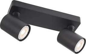 Redo 04-470 - CAMEO irányítható spotlámpa 2xGU10/35W/230V fekete