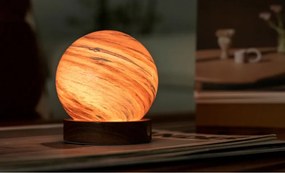 Barna-sötét natúr színű USB fénydekoráció ø 8 cm Polar Cloud – Gingko