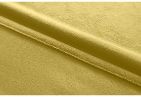 Sötétítő függöny VELVET 140x270 cm, mustárszínű Felfüggesztés: Hullámos sínszalag