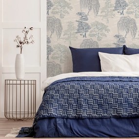 Arthouse Signature 1 Oriental Garden kék fa mintás papír tapéta – 909809