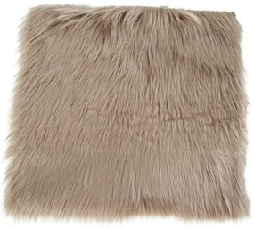 Mesterséges báránybőr ülőpárna, gomba, 40x40 cm