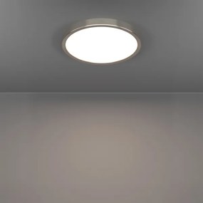Eglo 901382 -LED RGBW dimmelhető füstölt üveges mennyezeti lámpa FUEVA-Z LED/14,3W/230V 27,8cm IP44 króm