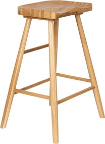 Natúr színű tölgyfa bárszék (ülésmagasság 65,5 cm) Vander – White Label