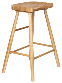 Natúr színű tölgyfa bárszék (ülésmagasság 65,5 cm) Vander – White Label