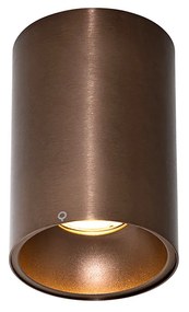Modern felületre szerelhető spotlámpa sötét bronz GU10 50mm - Deep