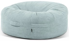 Mentazöld kordbársony babzsákfotel Roll 135 – SLOWDOWN