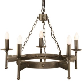 Elstead Lighting CROMWELL CW5-OLD-BRZ Csillár 5x60W/E14