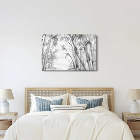 Kép - Bambusz erdő (90x60 cm)