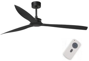FARO 33432 - Mennyezeti ventilátor JUST FAN XL átm. 178 cm fekete + távirányítás