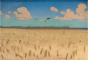 Fotótapéta Flizelin Dekoratív Irodai Búzamező 152x104 Ragasztó