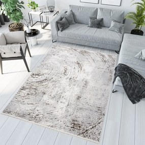 SAHARA Modern vintage szőnyeg krémszínű-szürke Szélesség: 80 cm | Hossz: 150 cm