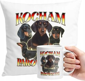 Bögre Szett Párna Ajándék Szeretem A Tacskó Virslit Ajándék Szöveg