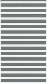 vidaXL zebrafüggönnyel sötét szürke szövetszélesség 130,9cm poliészter